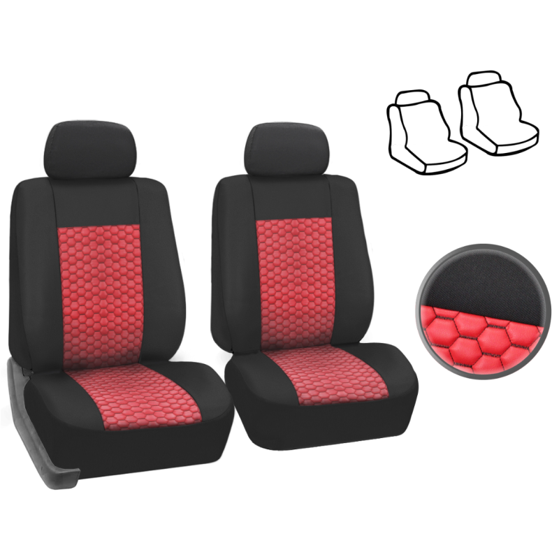 Тапицерия за бус,черно с червено Premium SS 1+1