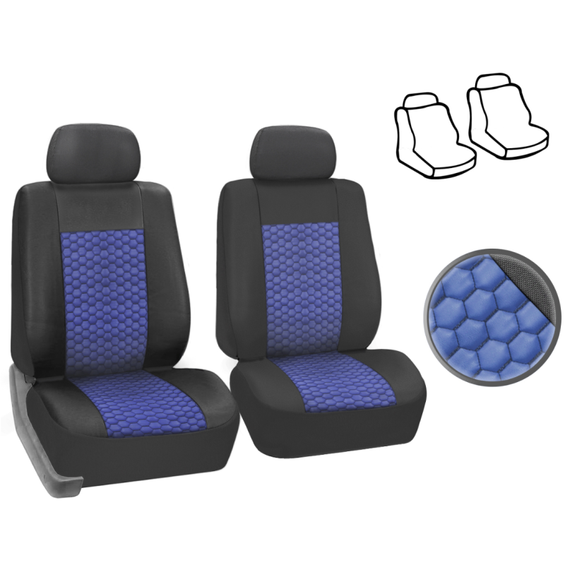 Тапицерия за бус,черно със синьо Premium SS 1+1