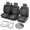 Тапицерия за бус,черно със сиво Premium SS 2+1