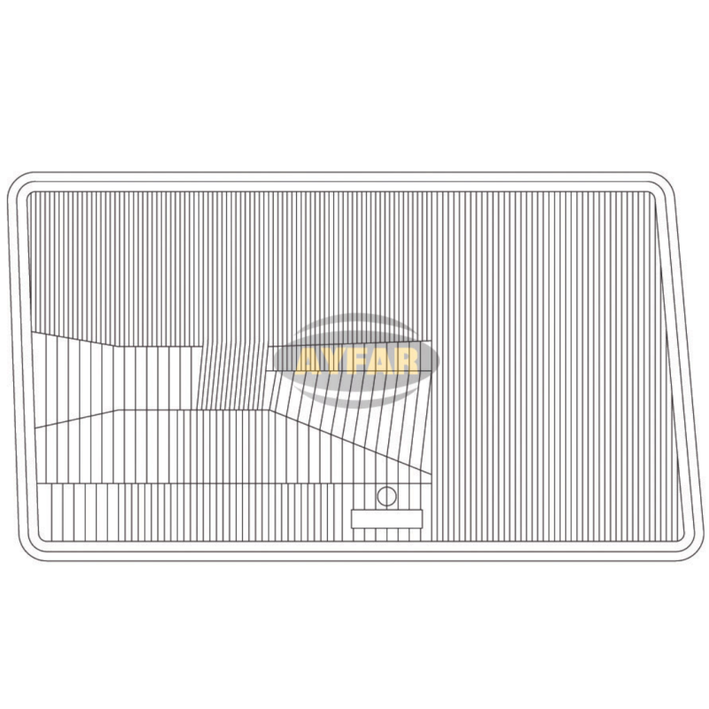 Стъкло за фар,дясно Mercedes W124 1985-1993