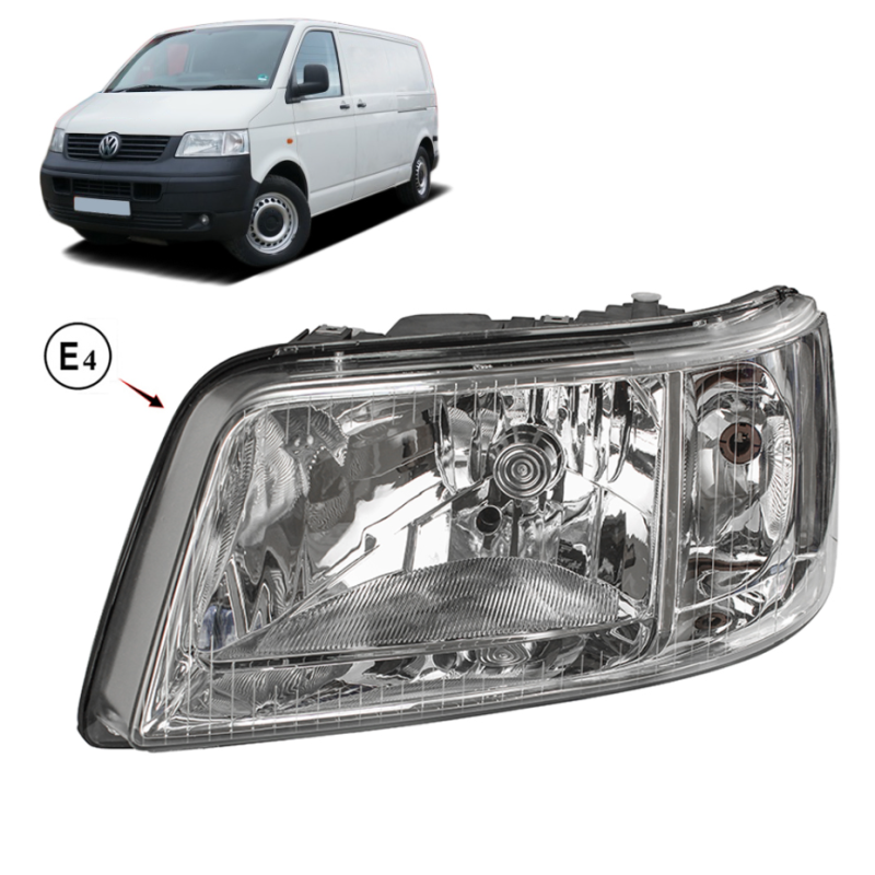 Фар,десен,с мотор VW Transporter Т5 2003-2009