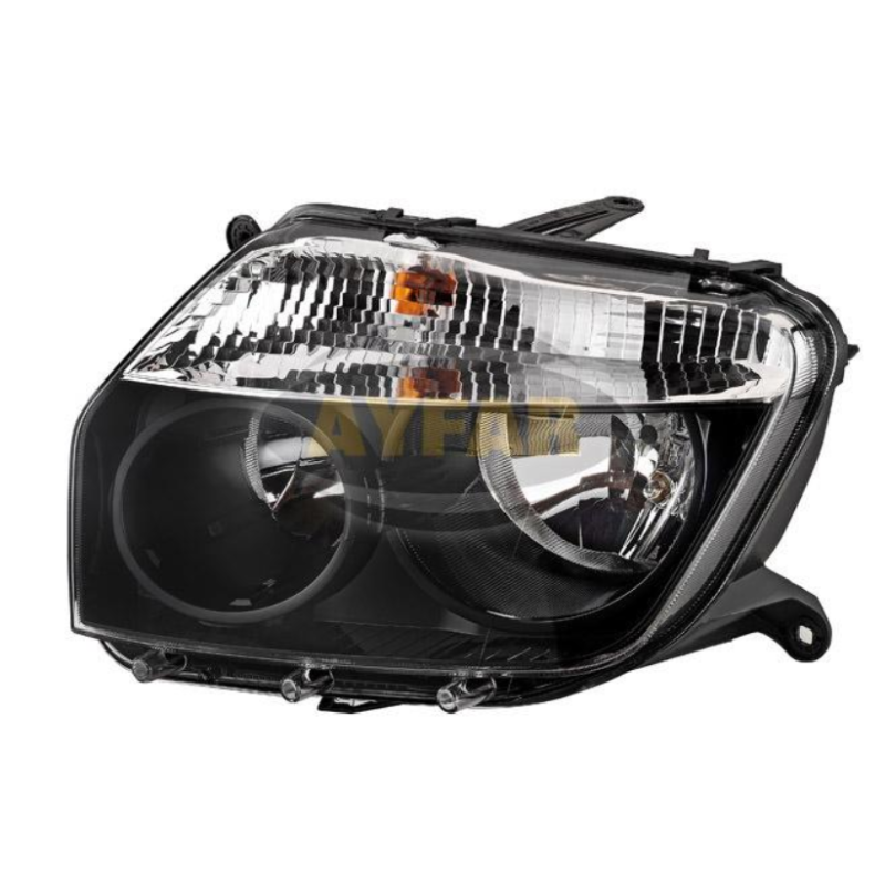 Фар,ляв,черен,с ръчно регулиране за Dacia Duster 2010-2012