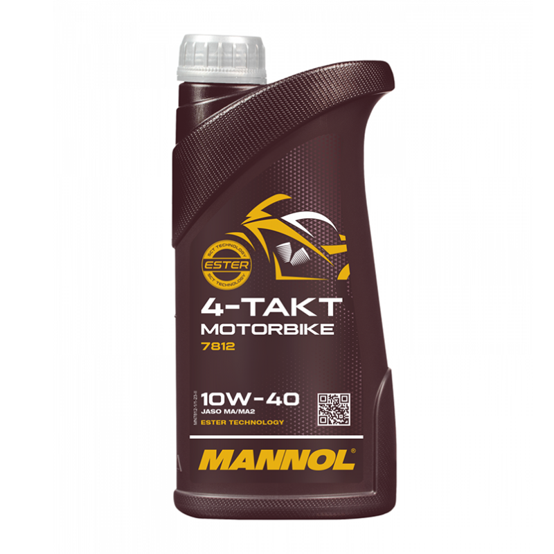 Моторно масло Mannol 7812 4-Takt Motorbike 10W-40 1л