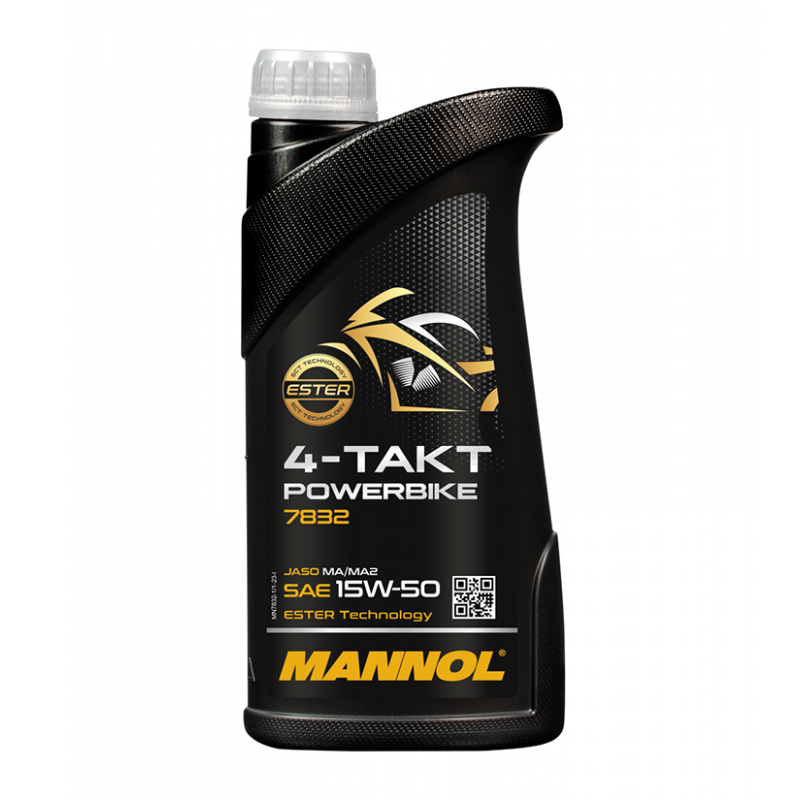 Моторно масло Mannol 7832 4-Takt Powerbike 15W-50 1л