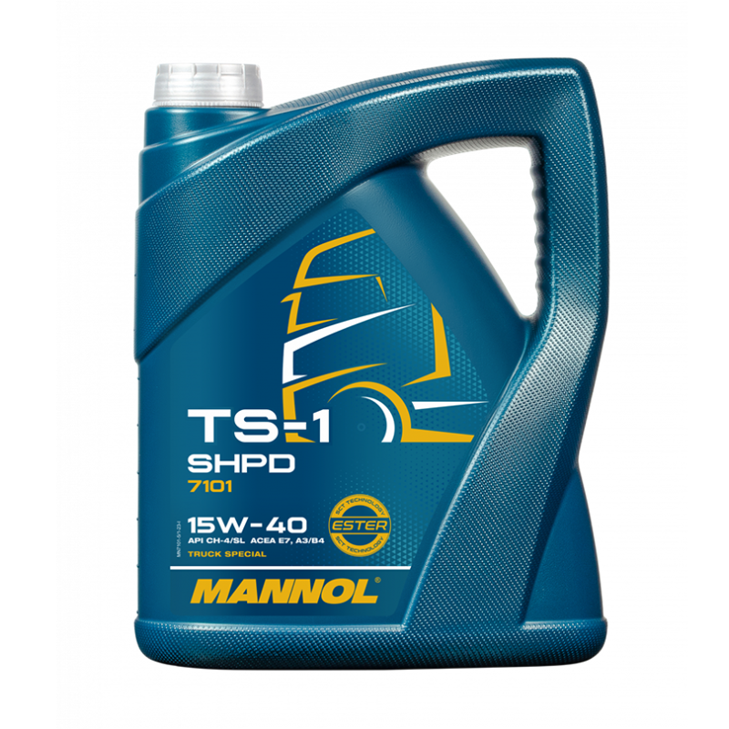 Моторно масло за тежкотоварни автомобили Mannol 7101 TS-1 SHPD 15W-40 5л