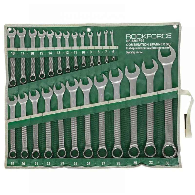 Звездогаечни ключове 26бр, 6-36мм Rock Force RF5261P36