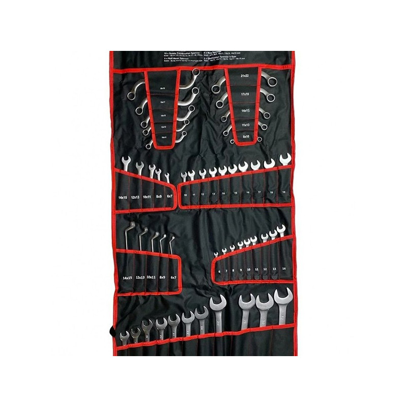 Професионални комбинирани ключове 50бр KraftWelle KW-50