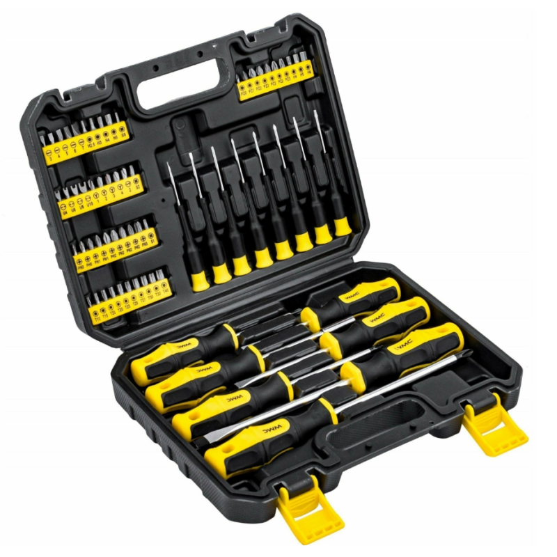Комплект отвертки и битове с куфар 65бр WMC 1065
