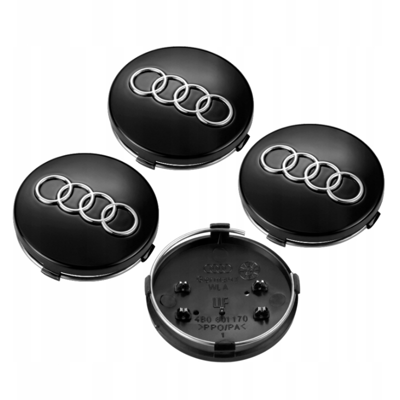 Капаче за джанти,черно Audi 60мм 1бр. A 3329