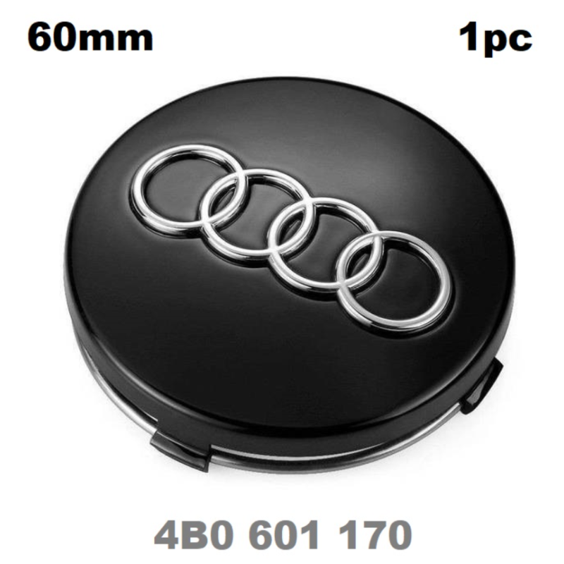 Капаче за джанти,черно Audi 60мм 1бр. A 3329
