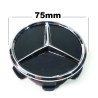 Капаче за джанти,черно Mercedes 74мм 1бр. A-3449
