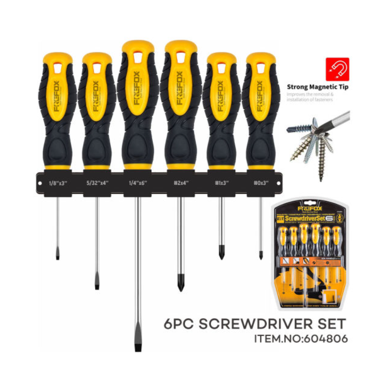 Отвертки със стойка комплект 6бр 604806