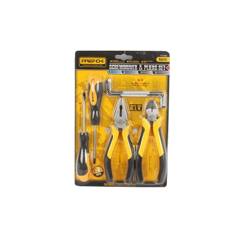 Отвертки с клещи комплект 6бр 151806