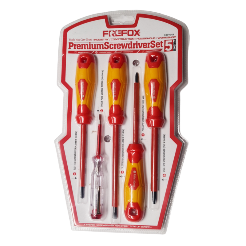 Отвертки 4бр и фазомер 603VDE5