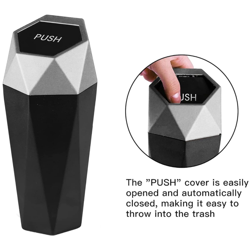 Кошче за отпадъци за автомобил с Push-up капак 9929