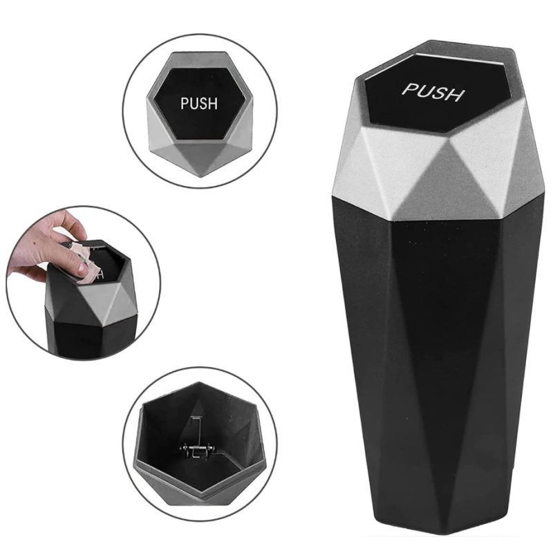 Кошче за отпадъци за автомобил с Push-up капак 9929