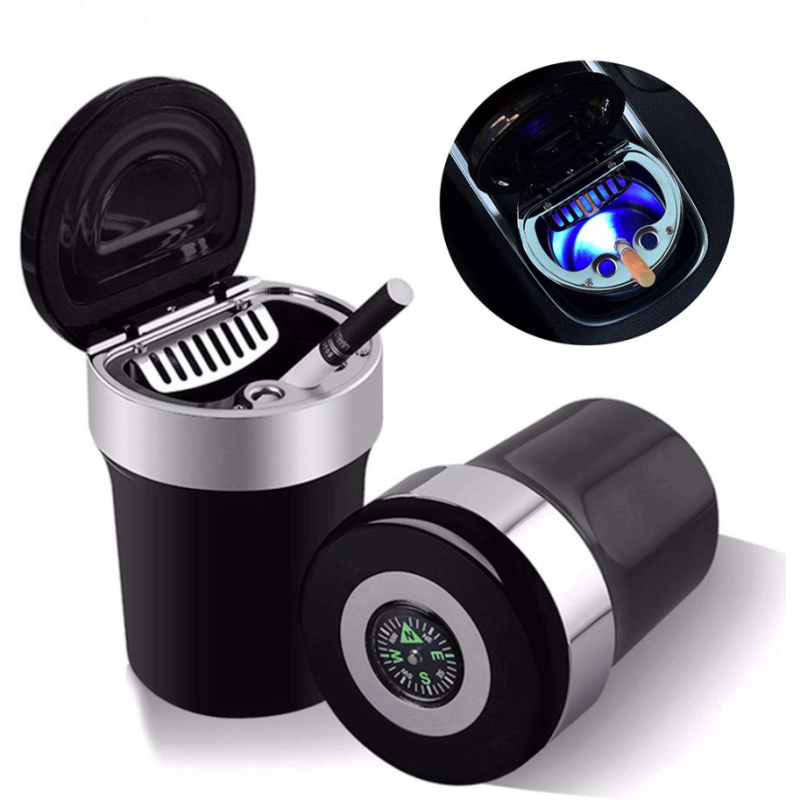 Пепелник с компас за автомобил 9930