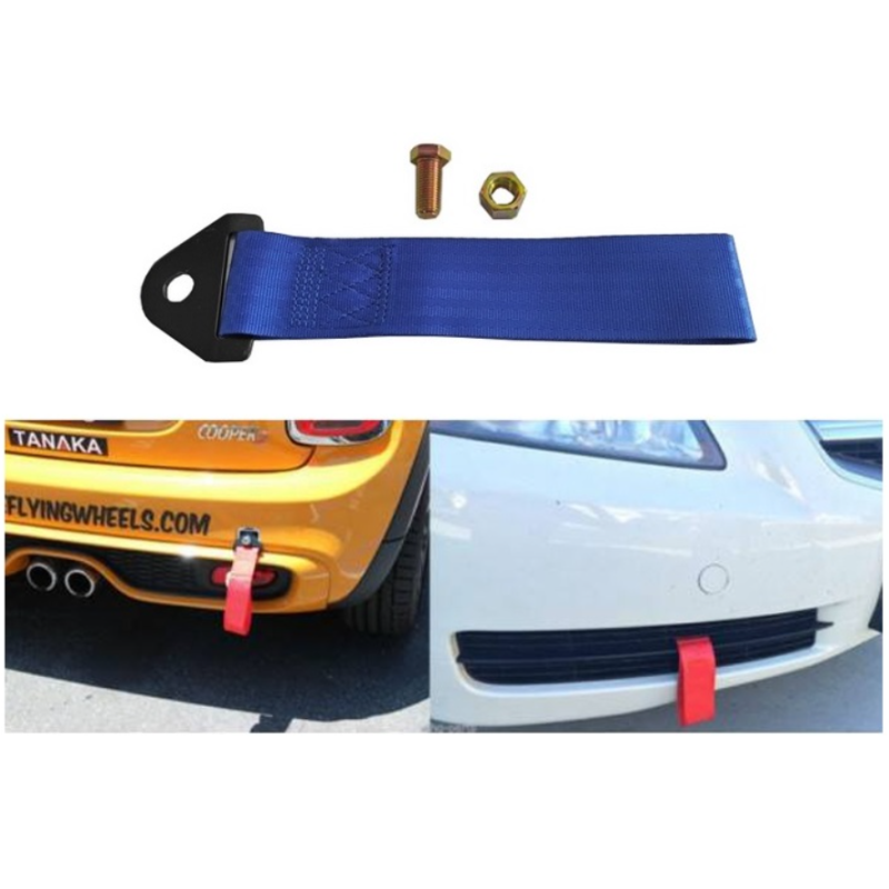 Колан за теглене с теглич,син 11073