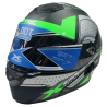 Мото каска X-ONE Helmets №243 зелено L