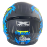Мото каска X-ONE Helmets №289 синя с черно M