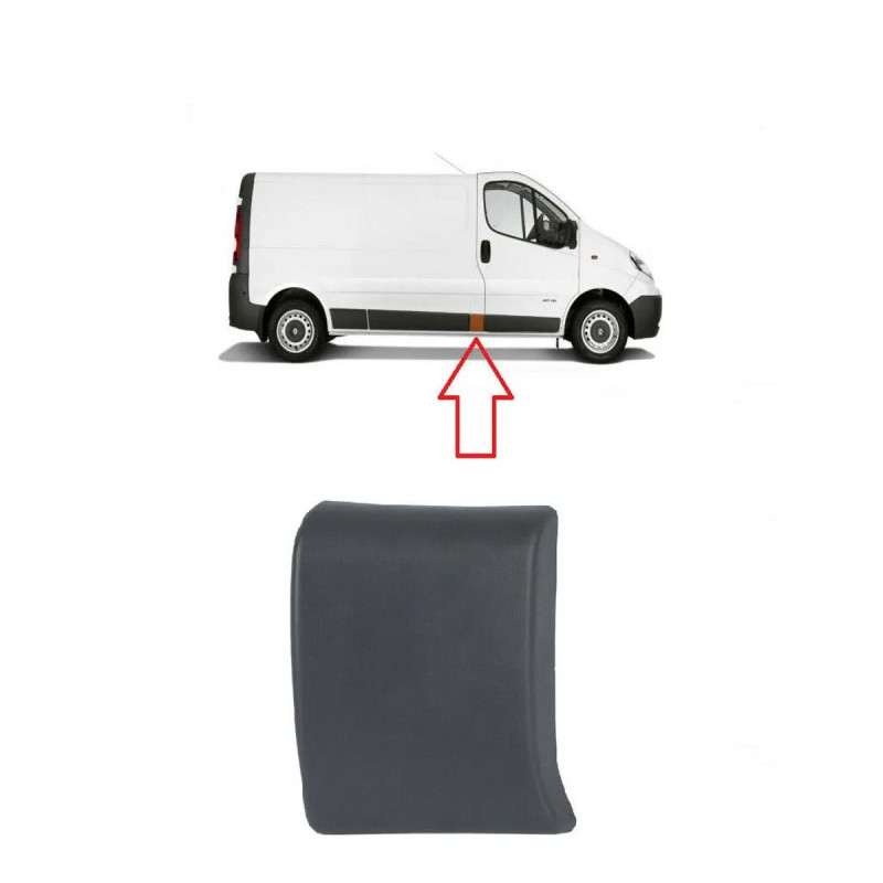 Страничен капак за лайстна Renault Traffic, Opel Vivaro Ляв