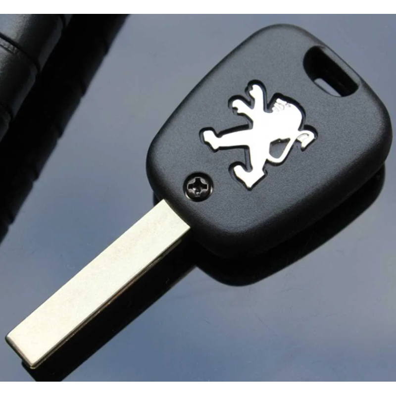 Кутийка с ключ за Peugeot 206 с 2 бутона /с дупка за винт/