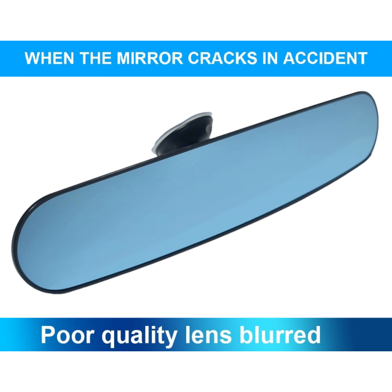 Огледало за обратно виждане с вакум 36см, без заслепяване SY223