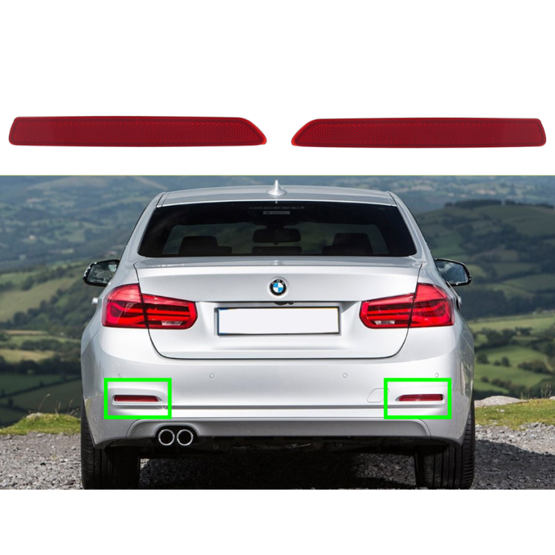 Рефлектор за задна броня,ляв за BMW 3 F30 Facelift 2016-2019