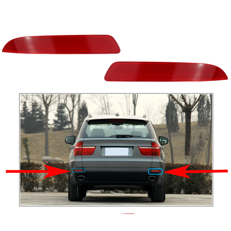 Рефлектор за задна броня,ляв BMW X5 E70 Pre-Face 2006-2013