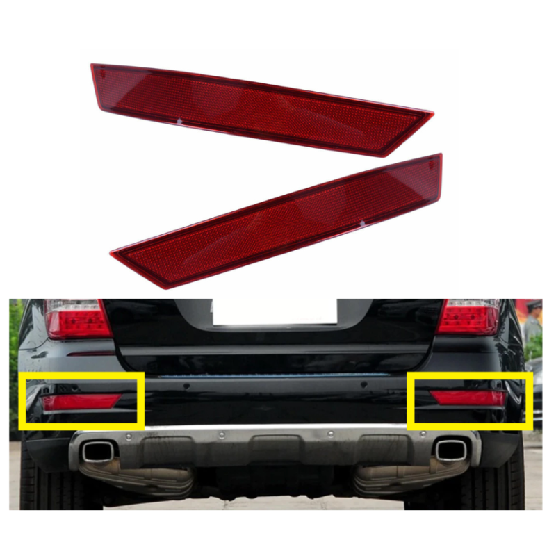 Рефлектор за задна броня,ляв Mercedes ML W164 Facelift 2008-2011