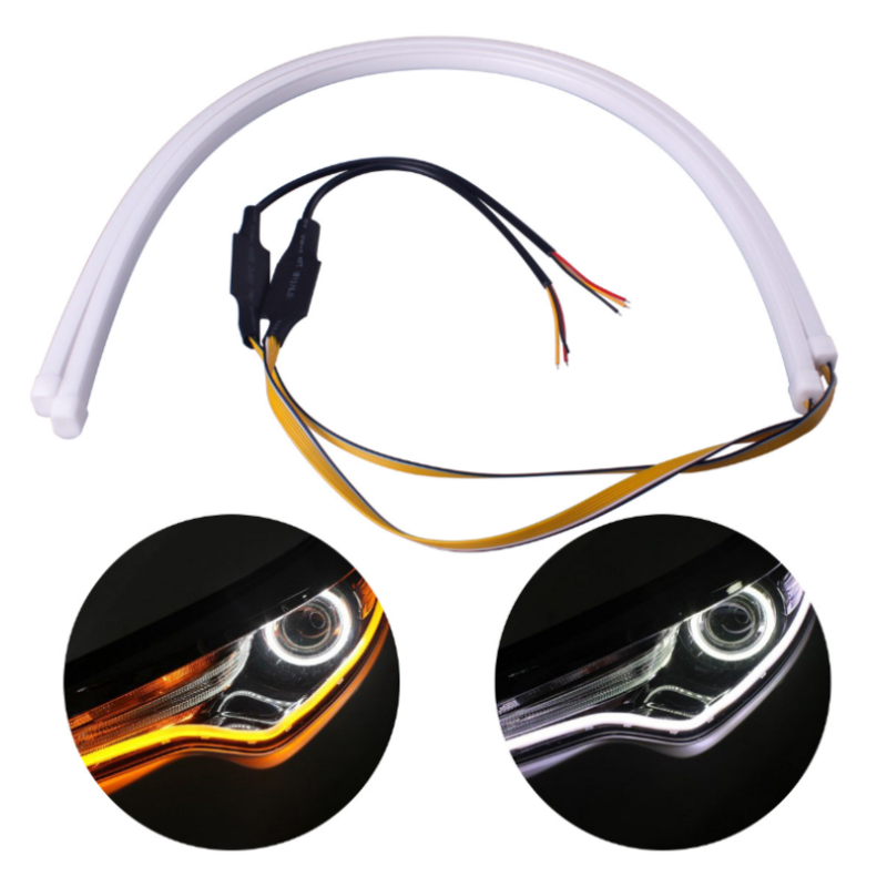 LED лента за фар бяла, 50 см