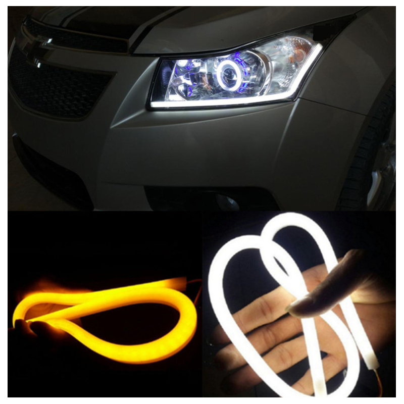 LED лента за фар бяла, 50 см