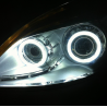 Универсални ангелски очи за фарове с бяла светлина, 90 мм, 2 броя