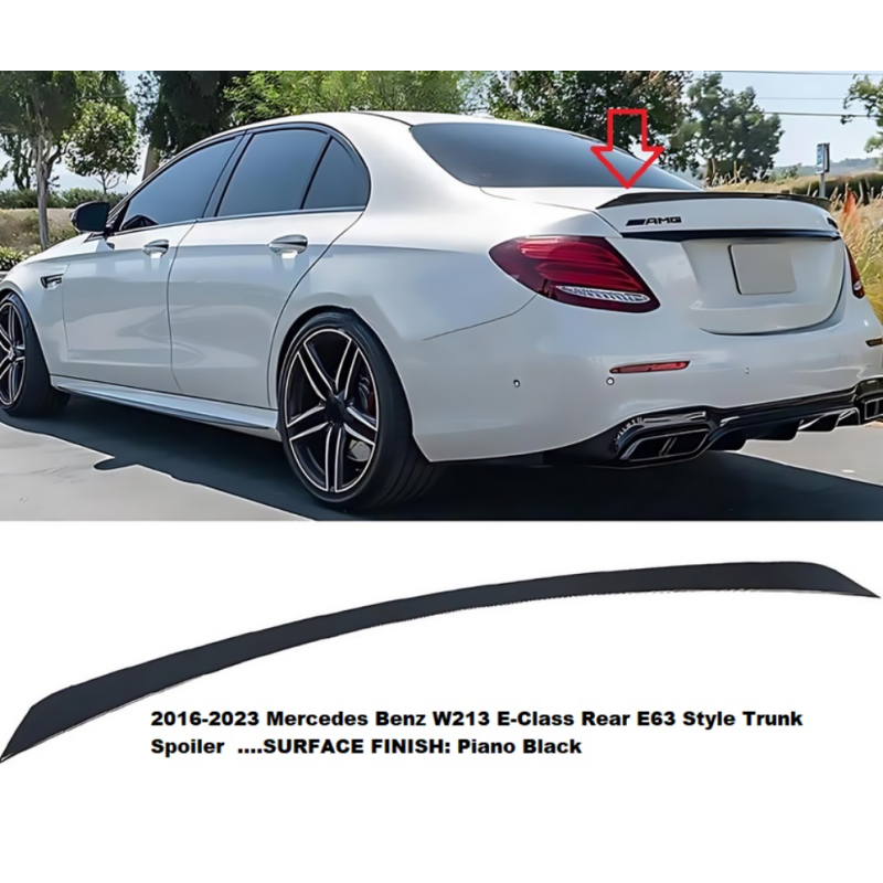Спойлер за багажник за Mercedes W213 AMG E63 Style SLIM