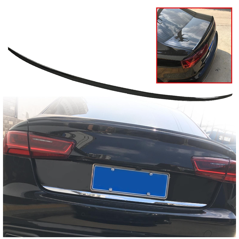 Лип спойлер слим за Audi A6 C8 Sedan 2018+
