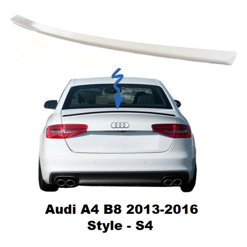 Заден спойлер за багажник за Audi A4-B8 2013-2016