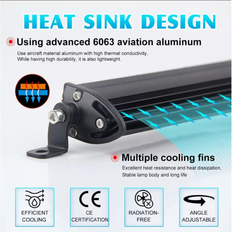 LED бар 28см 90W 12-24V