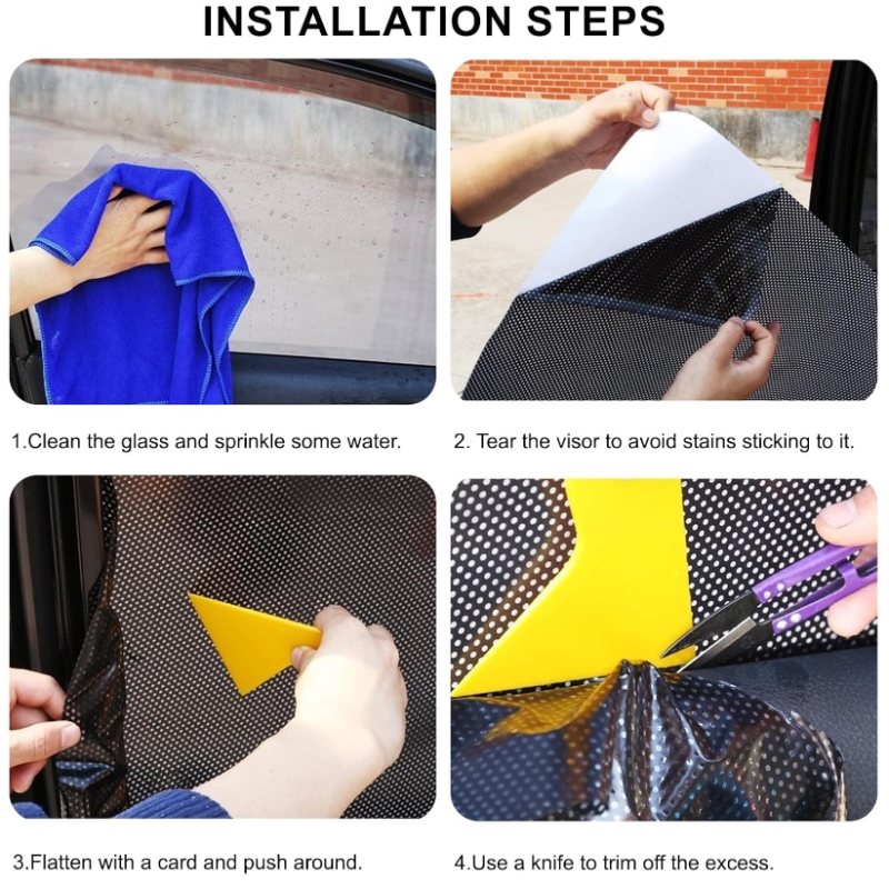 Сенник, фолио за странични стъкла 2бр 42х38cm