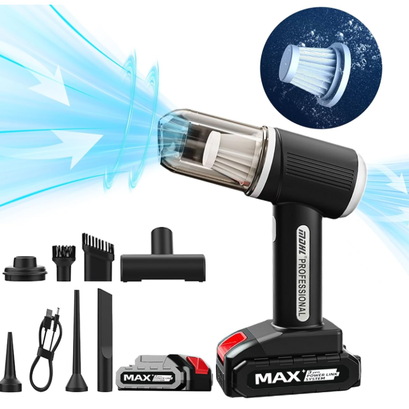 Прахосмукачка за автомобил, Безжична, с Батерия MD-A3