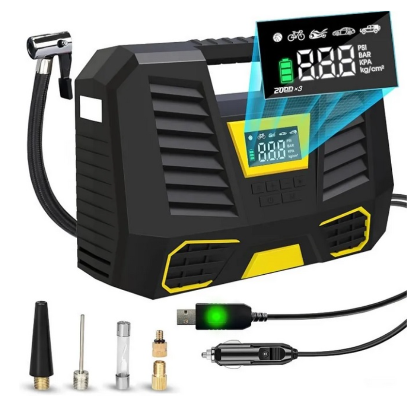Компресор за автомобил с дигитален дисплей