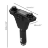 Трансмитер с дисплей, Bluetooth, USB, MP3 и FM за автомобил
