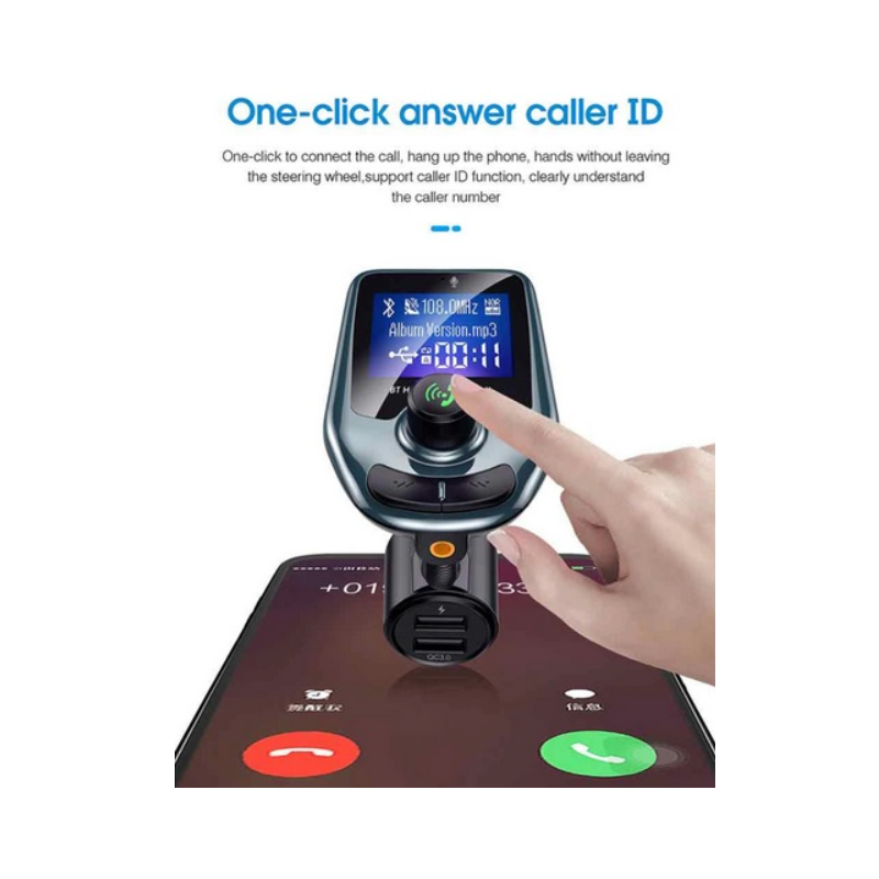 Трансмитер за автомобил с дисплей и USB, Bluetooth