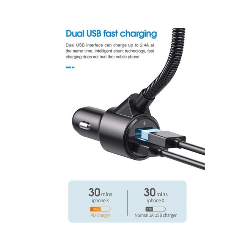 Трансмитер за автомобил с дисплей и USB, Bluetooth