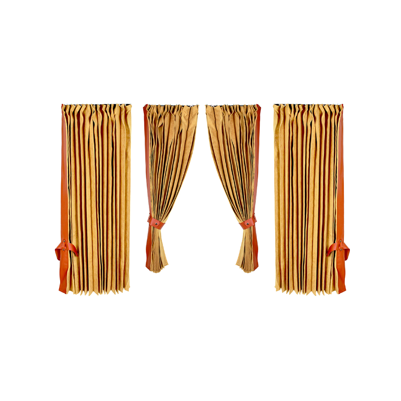 Комплект Завеси за камион, ТИР бежов цвят, 4 части