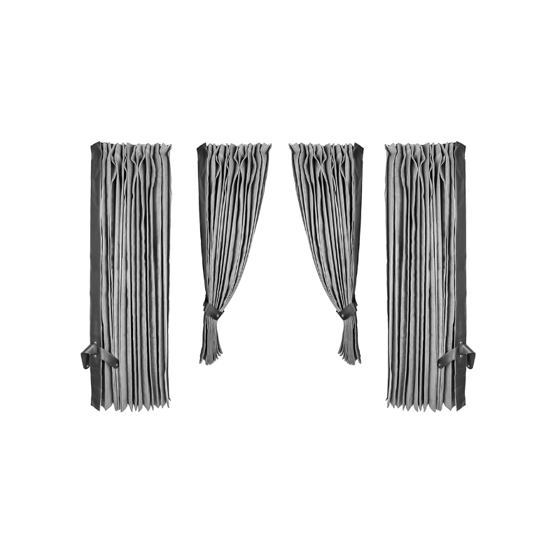 Комплект Завеси за камион, ТИР сив цвят, 4 части