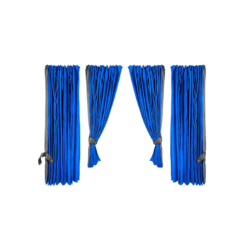 Комплект Завеси за камион, ТИР син цвят, 4 части