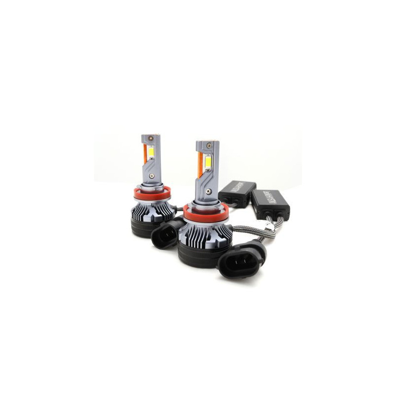 Лед крушки - Led система H11 / H8 / H9 Streetech модел STN1 за фарове - 170 000 Лукса, 65W - Canbus 6000K - 17