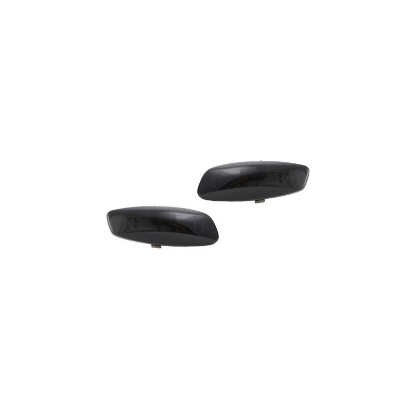 Диодни мигачи за калник за Peugeot 308, 3008, 5008 / Citroen C3, C4, C5, DS3, DS4 - опушени с бягащ мигач