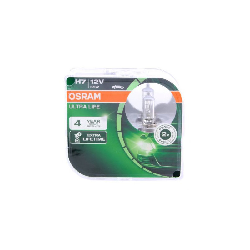 Халогенна крушка Н7 - Osram Ultra Life - 2бр. блистер
