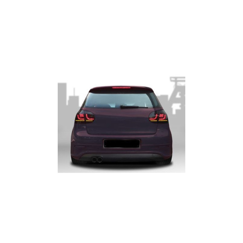 Кристални диодни стопове VW GOLF 5 - черни